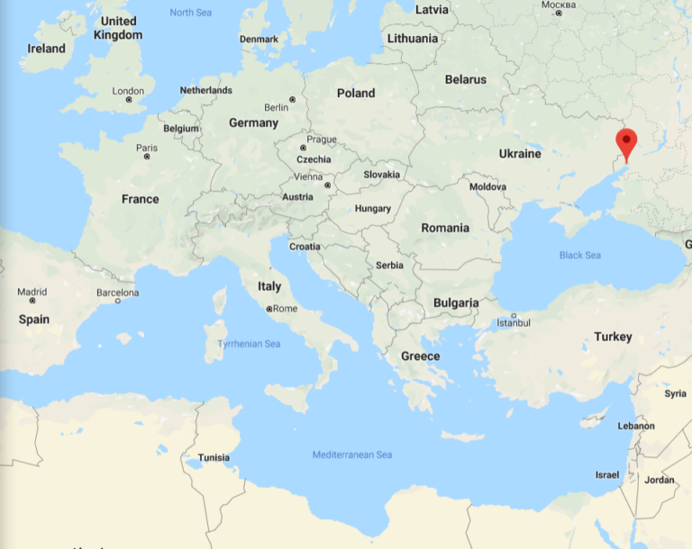 Location of Tanais on google maps